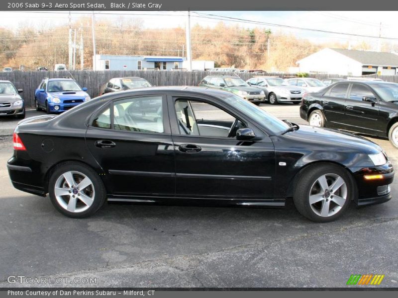 Black / Slate Gray 2006 Saab 9-3 Aero Sport Sedan
