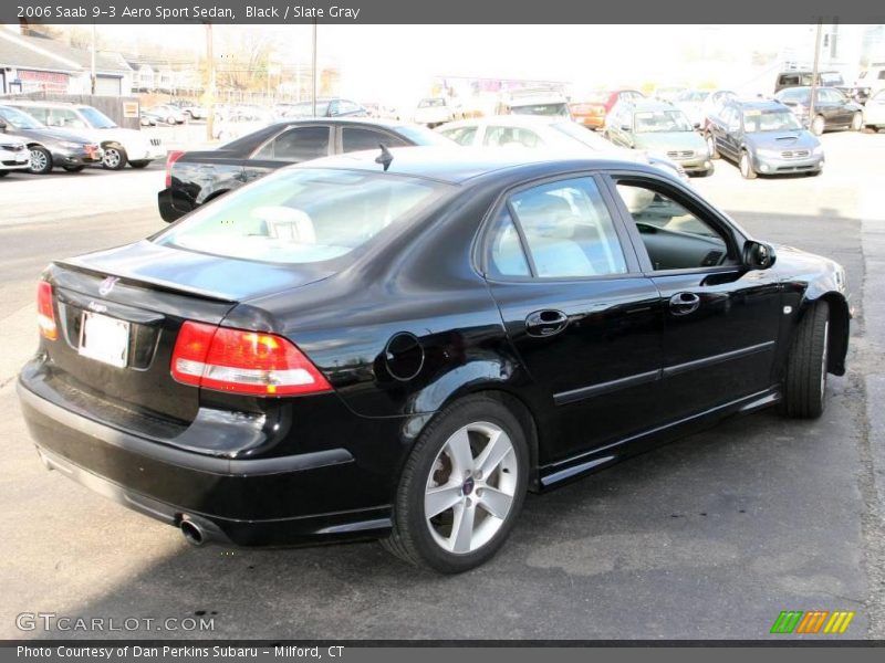 Black / Slate Gray 2006 Saab 9-3 Aero Sport Sedan