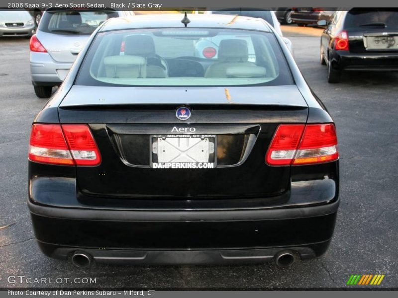 Black / Slate Gray 2006 Saab 9-3 Aero Sport Sedan