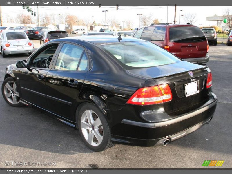 Black / Slate Gray 2006 Saab 9-3 Aero Sport Sedan