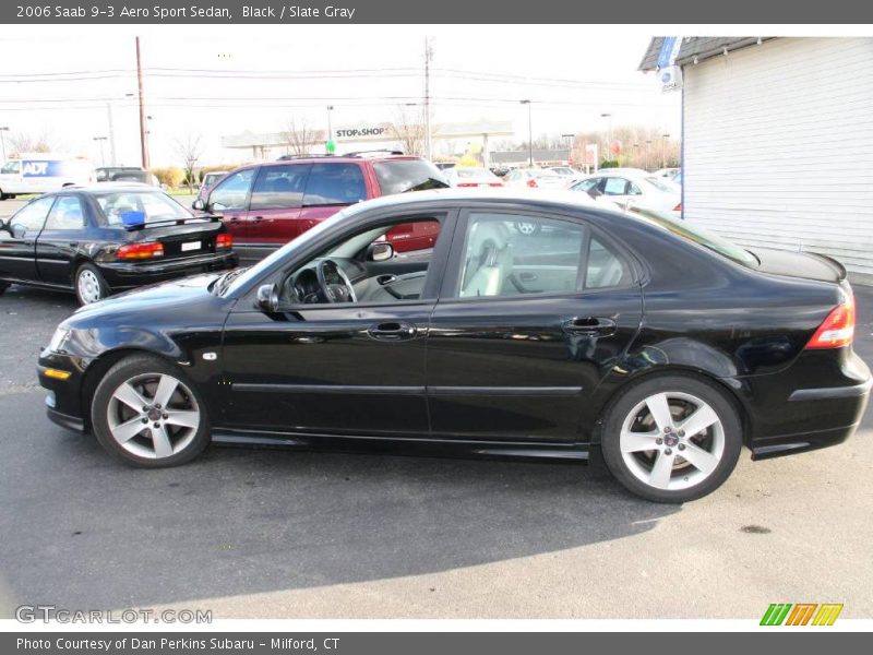 Black / Slate Gray 2006 Saab 9-3 Aero Sport Sedan