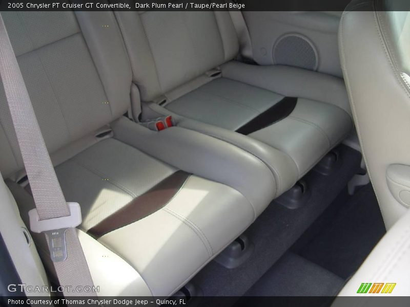 Dark Plum Pearl / Taupe/Pearl Beige 2005 Chrysler PT Cruiser GT Convertible