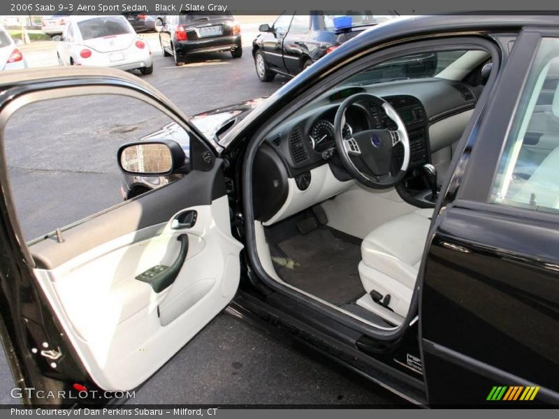 Black / Slate Gray 2006 Saab 9-3 Aero Sport Sedan