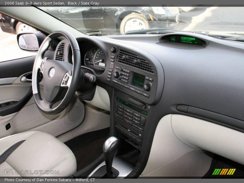 Black / Slate Gray 2006 Saab 9-3 Aero Sport Sedan