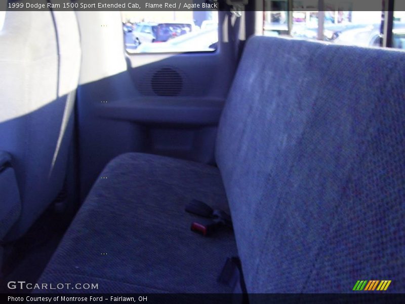 Flame Red / Agate Black 1999 Dodge Ram 1500 Sport Extended Cab
