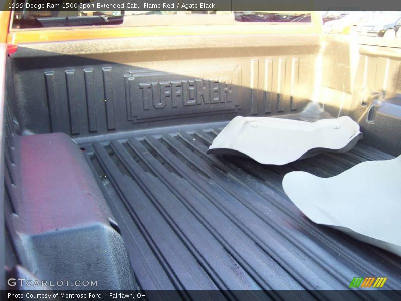 Flame Red / Agate Black 1999 Dodge Ram 1500 Sport Extended Cab