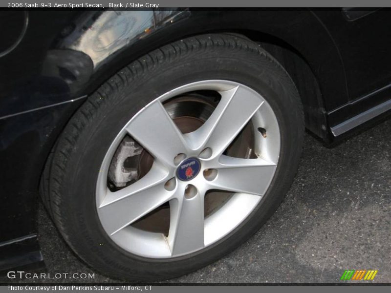 Black / Slate Gray 2006 Saab 9-3 Aero Sport Sedan