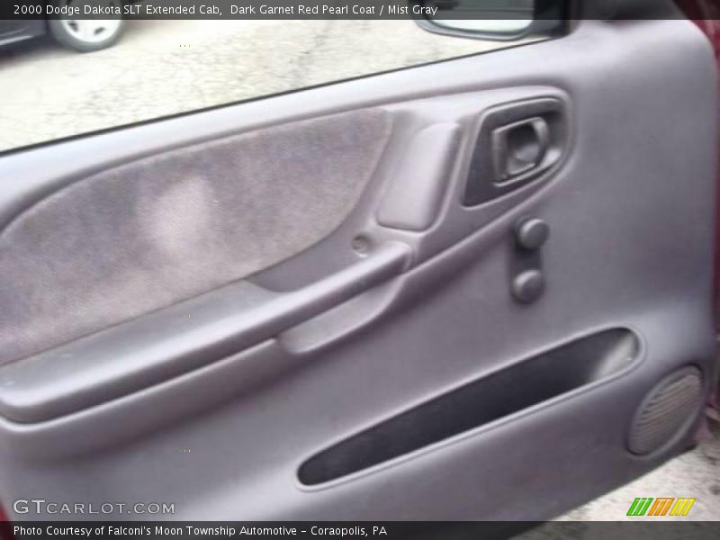 Dark Garnet Red Pearl Coat / Mist Gray 2000 Dodge Dakota SLT Extended Cab