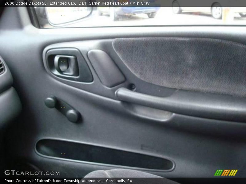 Dark Garnet Red Pearl Coat / Mist Gray 2000 Dodge Dakota SLT Extended Cab
