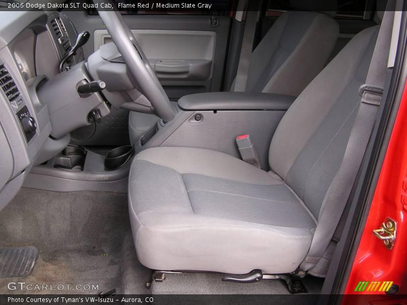 Flame Red / Medium Slate Gray 2006 Dodge Dakota SLT Quad Cab