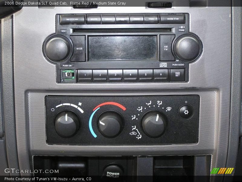Flame Red / Medium Slate Gray 2006 Dodge Dakota SLT Quad Cab