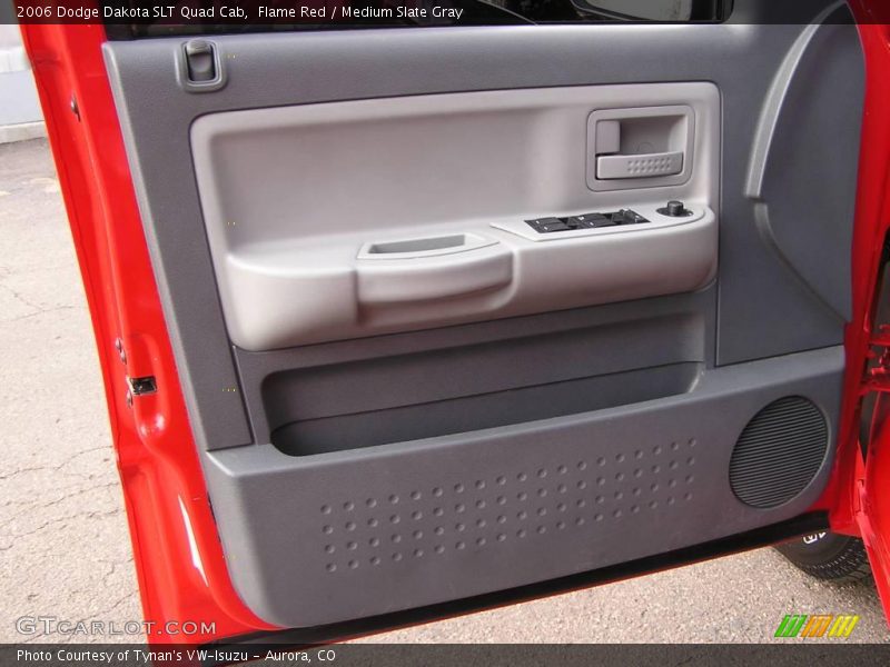 Flame Red / Medium Slate Gray 2006 Dodge Dakota SLT Quad Cab