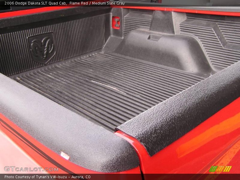 Flame Red / Medium Slate Gray 2006 Dodge Dakota SLT Quad Cab