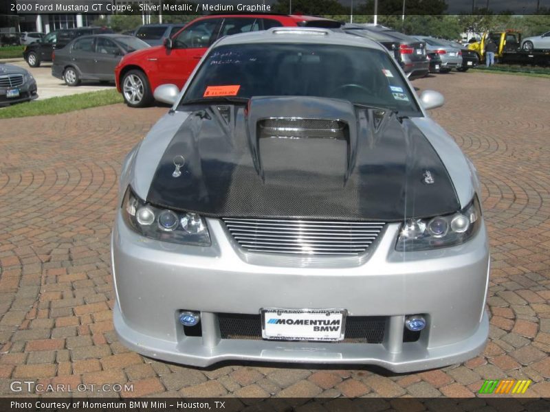 Silver Metallic / Medium Graphite 2000 Ford Mustang GT Coupe
