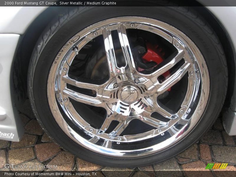 Silver Metallic / Medium Graphite 2000 Ford Mustang GT Coupe
