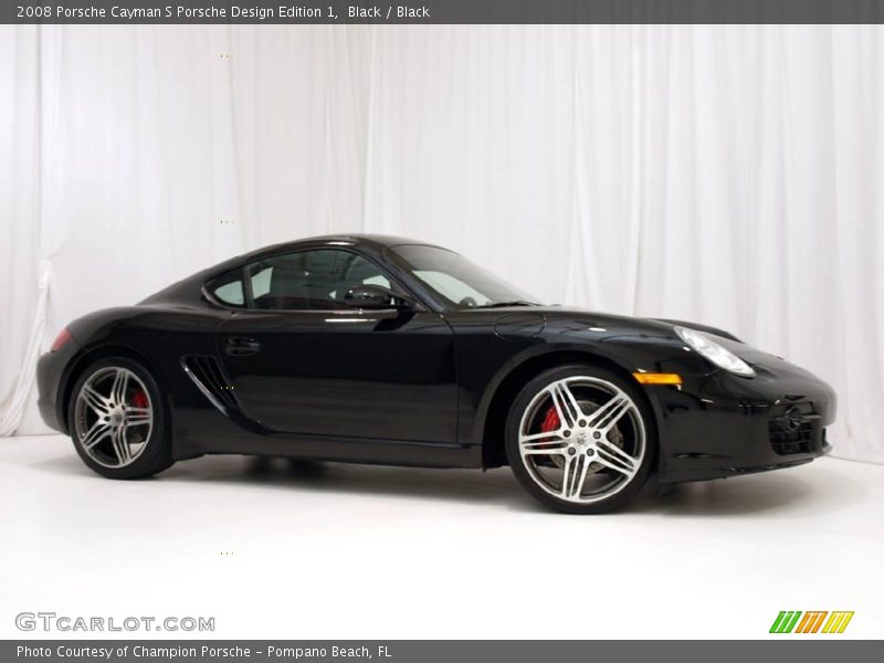 Black / Black 2008 Porsche Cayman S Porsche Design Edition 1