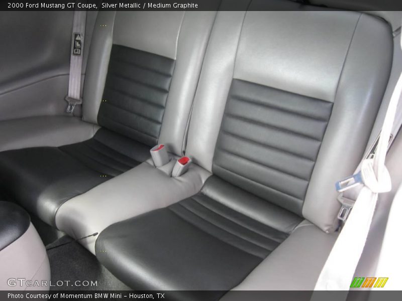 Silver Metallic / Medium Graphite 2000 Ford Mustang GT Coupe
