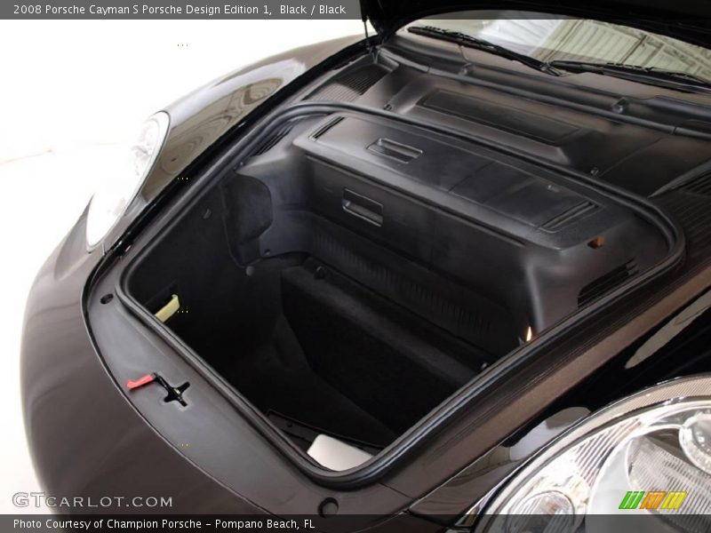 Black / Black 2008 Porsche Cayman S Porsche Design Edition 1