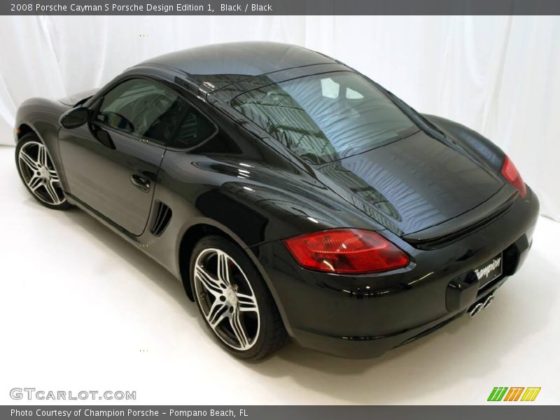 Black / Black 2008 Porsche Cayman S Porsche Design Edition 1
