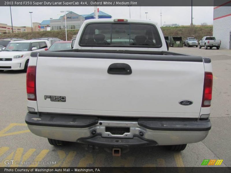 Oxford White / Medium Flint 2003 Ford F350 Super Duty Lariat SuperCab 4x4