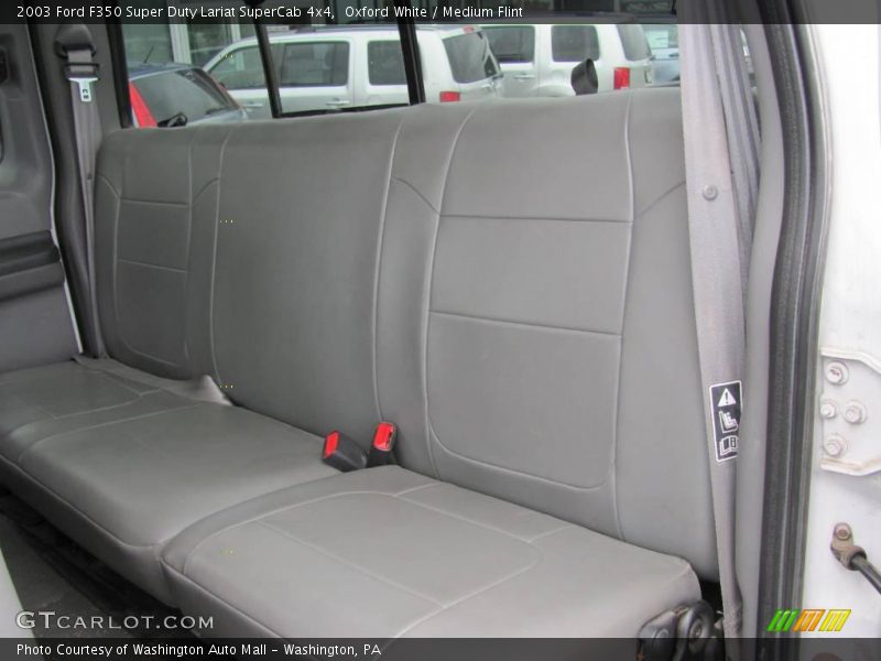 Oxford White / Medium Flint 2003 Ford F350 Super Duty Lariat SuperCab 4x4