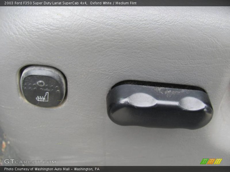 Oxford White / Medium Flint 2003 Ford F350 Super Duty Lariat SuperCab 4x4