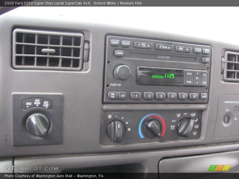 Oxford White / Medium Flint 2003 Ford F350 Super Duty Lariat SuperCab 4x4