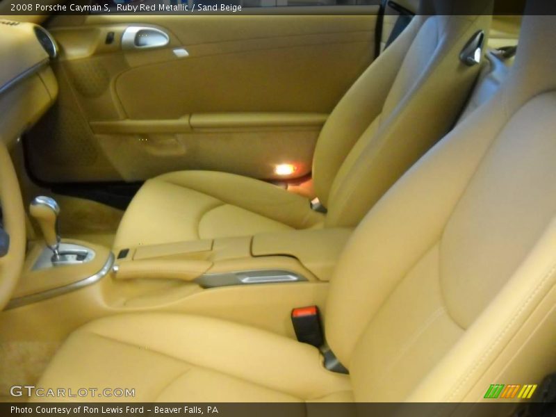 Ruby Red Metallic / Sand Beige 2008 Porsche Cayman S