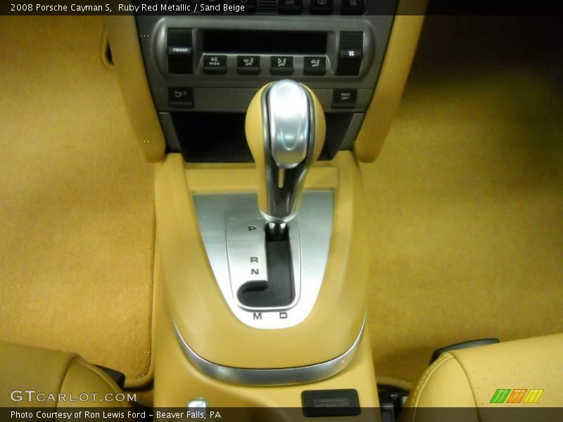 Ruby Red Metallic / Sand Beige 2008 Porsche Cayman S