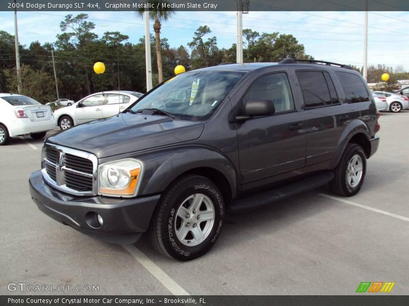 Graphite Metallic / Medium Slate Gray 2004 Dodge Durango SLT 4x4