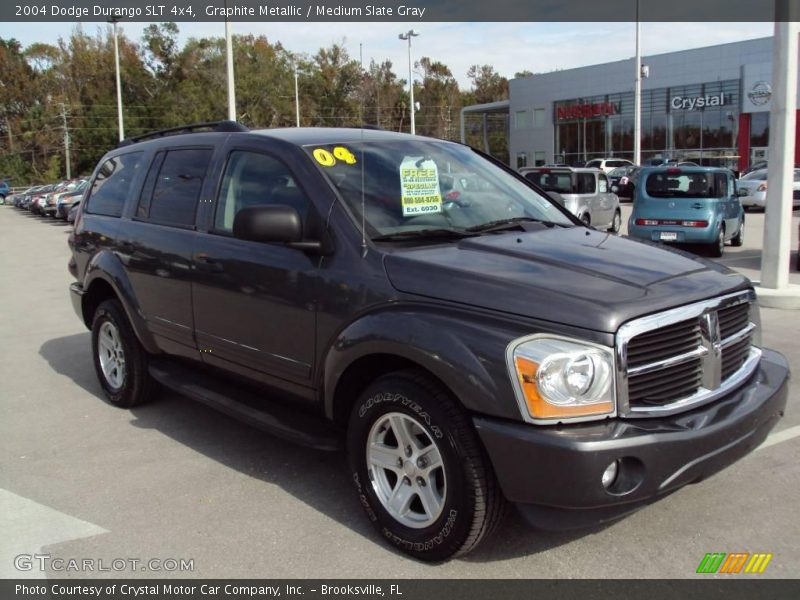 Graphite Metallic / Medium Slate Gray 2004 Dodge Durango SLT 4x4