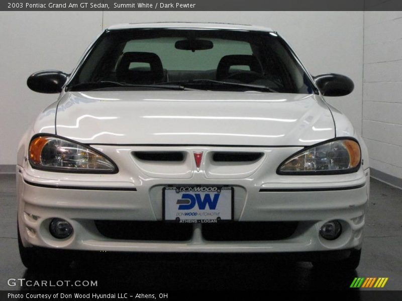 Summit White / Dark Pewter 2003 Pontiac Grand Am GT Sedan