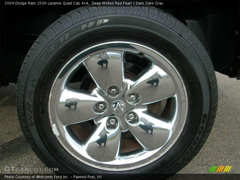 Deep Molten Red Pearl / Dark Slate Gray 2004 Dodge Ram 1500 Laramie Quad Cab 4x4