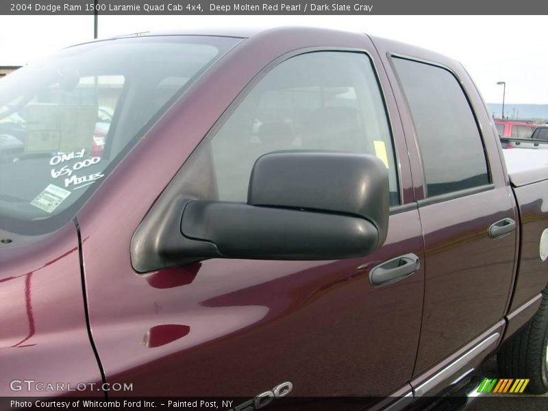 Deep Molten Red Pearl / Dark Slate Gray 2004 Dodge Ram 1500 Laramie Quad Cab 4x4