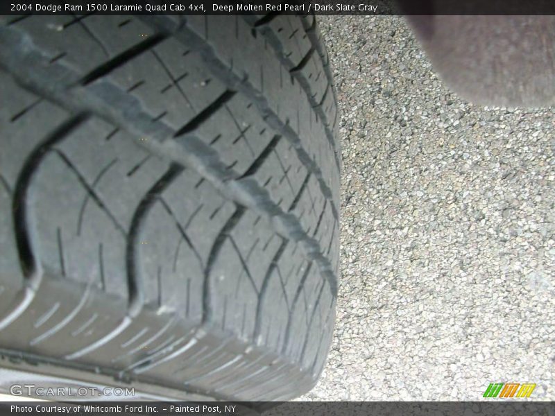 Deep Molten Red Pearl / Dark Slate Gray 2004 Dodge Ram 1500 Laramie Quad Cab 4x4