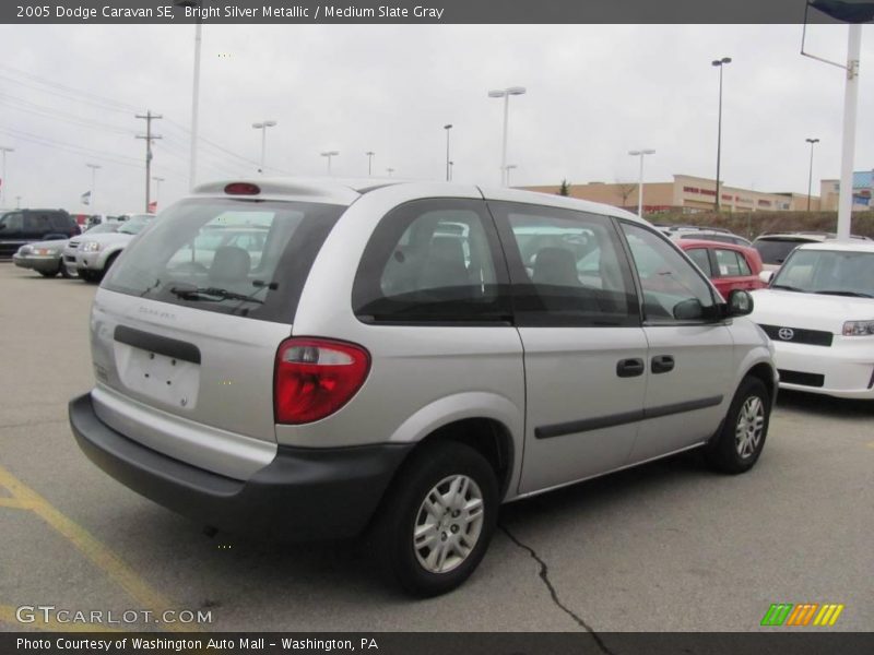 Bright Silver Metallic / Medium Slate Gray 2005 Dodge Caravan SE