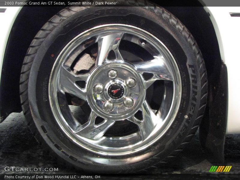 Summit White / Dark Pewter 2003 Pontiac Grand Am GT Sedan