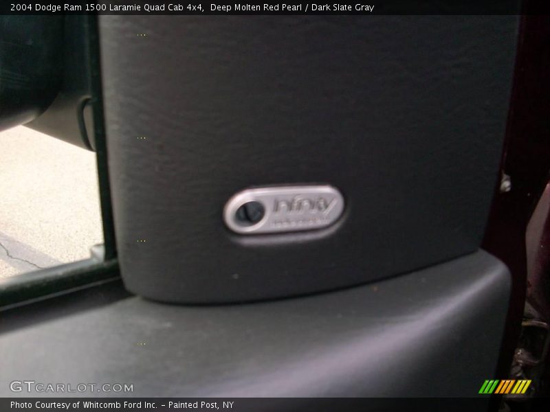 Deep Molten Red Pearl / Dark Slate Gray 2004 Dodge Ram 1500 Laramie Quad Cab 4x4