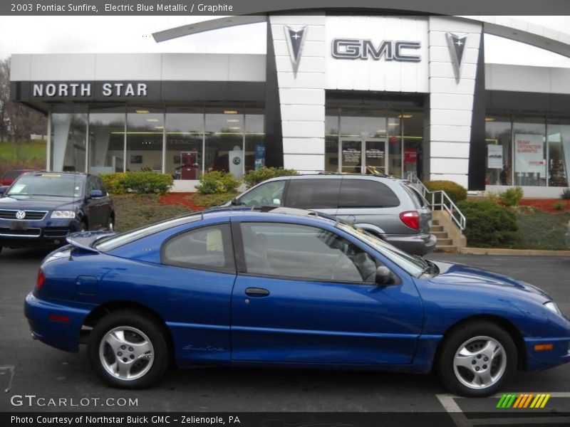 Electric Blue Metallic / Graphite 2003 Pontiac Sunfire