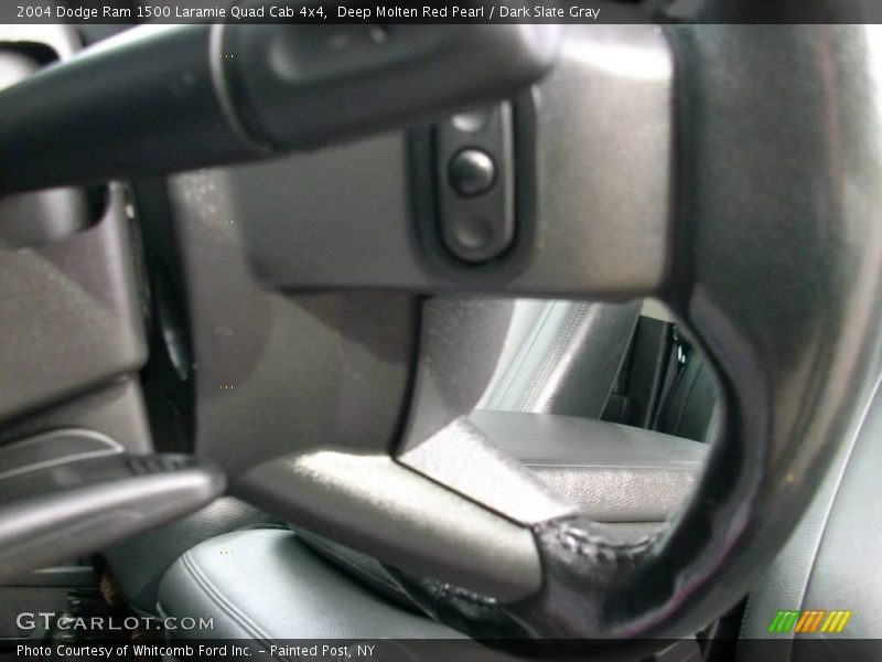 Deep Molten Red Pearl / Dark Slate Gray 2004 Dodge Ram 1500 Laramie Quad Cab 4x4
