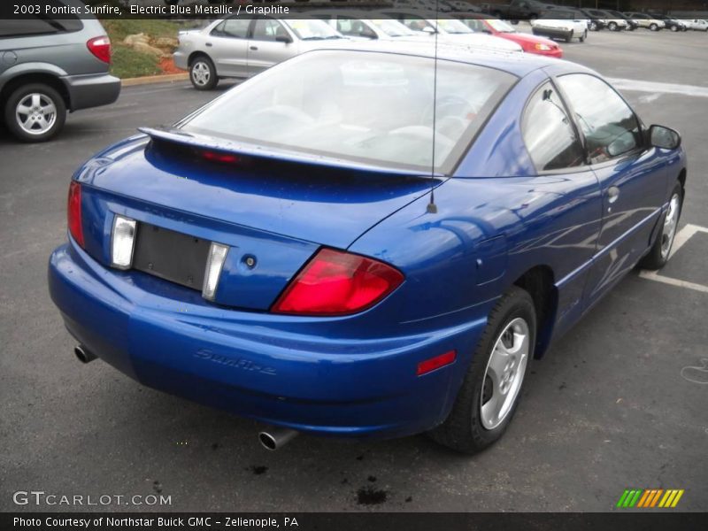 Electric Blue Metallic / Graphite 2003 Pontiac Sunfire