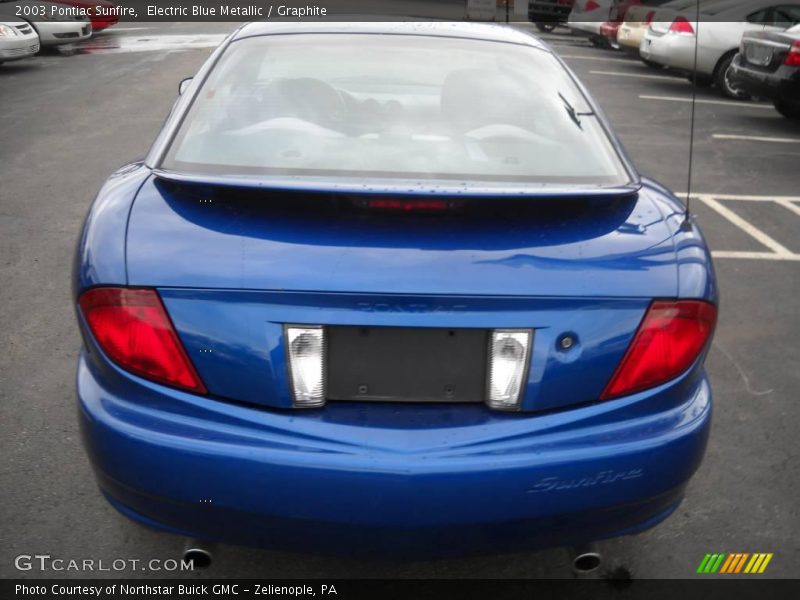 Electric Blue Metallic / Graphite 2003 Pontiac Sunfire