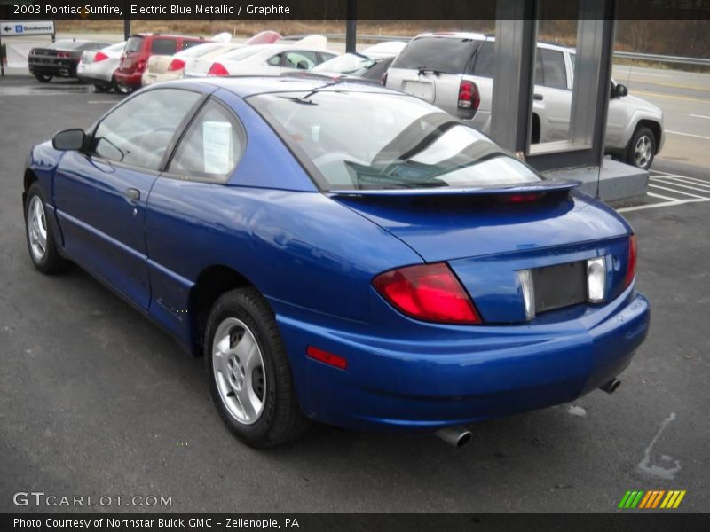 Electric Blue Metallic / Graphite 2003 Pontiac Sunfire