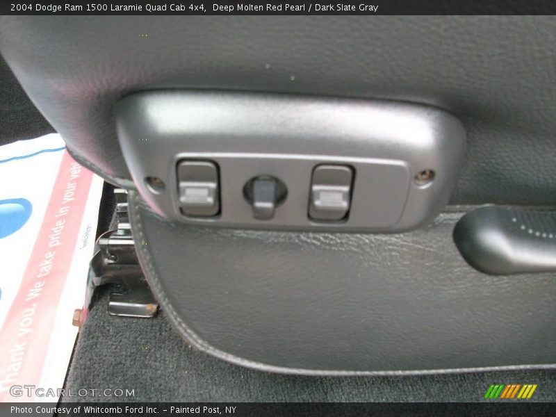 Deep Molten Red Pearl / Dark Slate Gray 2004 Dodge Ram 1500 Laramie Quad Cab 4x4