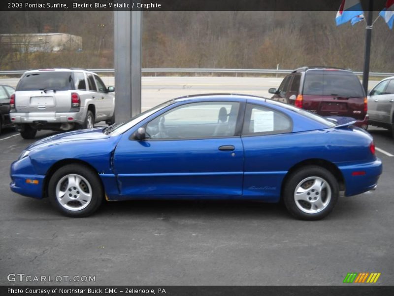 Electric Blue Metallic / Graphite 2003 Pontiac Sunfire