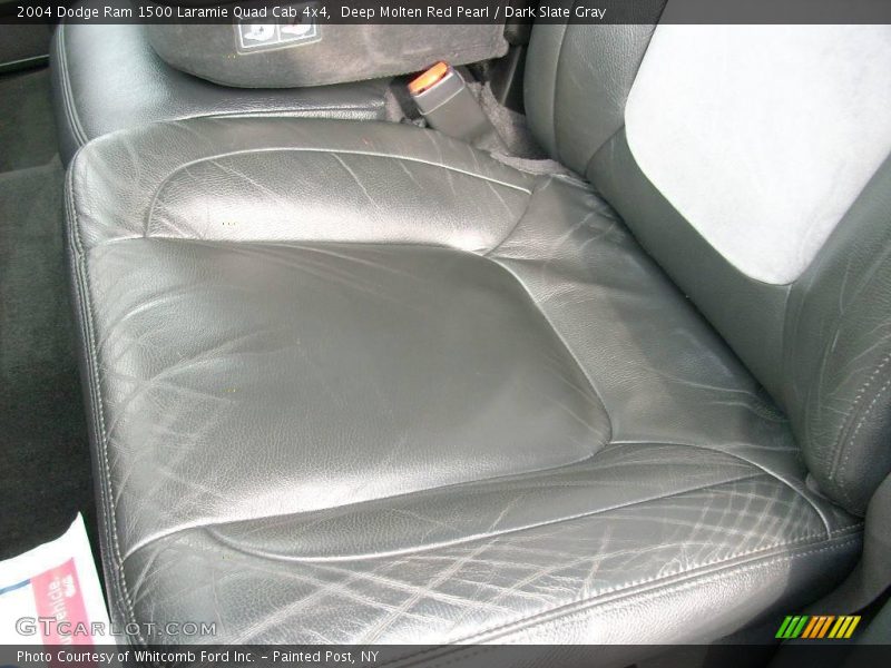 Deep Molten Red Pearl / Dark Slate Gray 2004 Dodge Ram 1500 Laramie Quad Cab 4x4