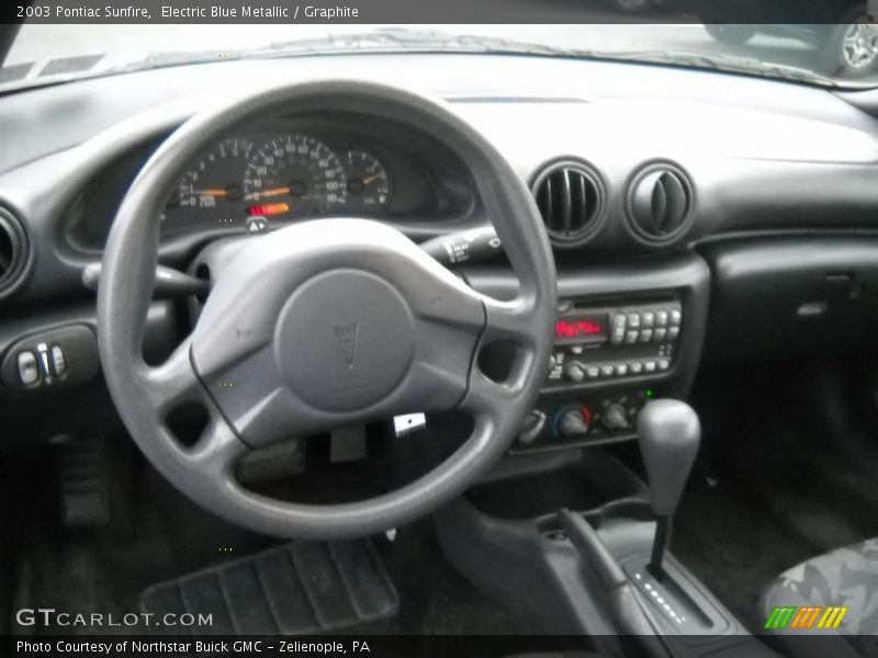 Electric Blue Metallic / Graphite 2003 Pontiac Sunfire