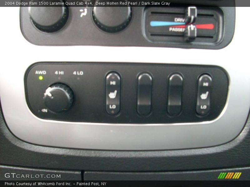 Deep Molten Red Pearl / Dark Slate Gray 2004 Dodge Ram 1500 Laramie Quad Cab 4x4