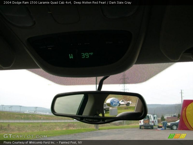 Deep Molten Red Pearl / Dark Slate Gray 2004 Dodge Ram 1500 Laramie Quad Cab 4x4