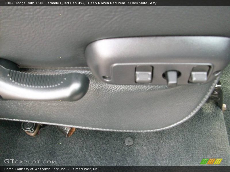 Deep Molten Red Pearl / Dark Slate Gray 2004 Dodge Ram 1500 Laramie Quad Cab 4x4